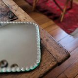 Rectangular mirror with molded edge — 1950s