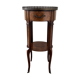 Table de chevet en marqueterie de bois