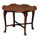 Table basse F. Parker & Sons en chêne massif sculpté, début 20e siècle