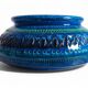 Bitossi Large Ashtray by Aldo Londi, Rimini Blu Ceramic, Italy, 1960s