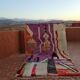 Authentic moroccan boujaad rug vintage handmade wool 300x200 cm