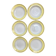 Set de 6 assiettes creuses Luneville modèle Libourne