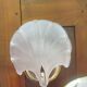 Rare set of wall sconces and shell ceiling light.