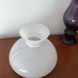 Opal glass lampshade - vintage