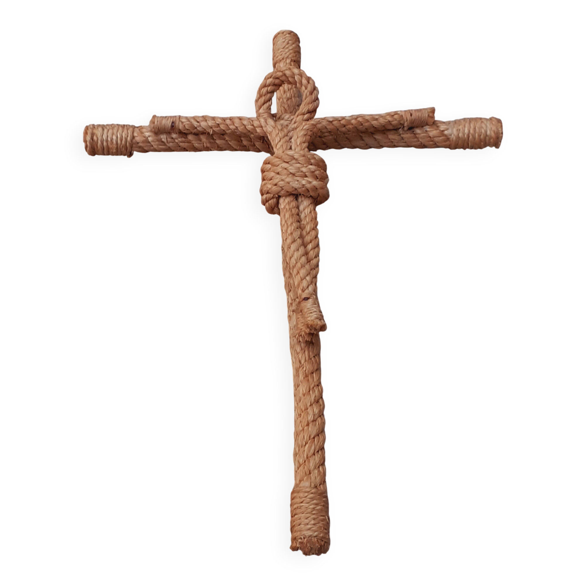 Christ in braided rope, year 50/60 attributed to Audoux-Minet.