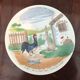 4 Talking plates illustrated by Benjamin Rabier