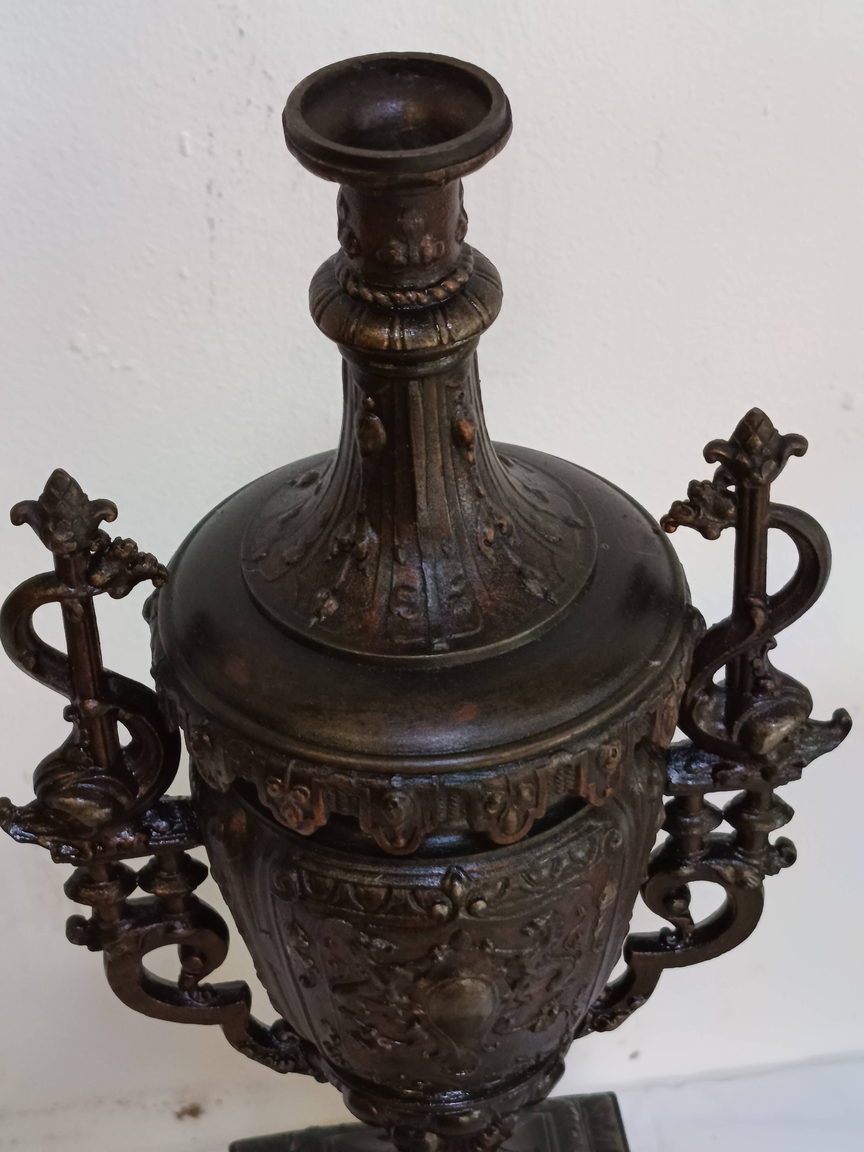 large pair of candlesticks
