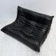 1990s vintage Togo set in black leather by Michel Ducaroy for Ligne Roset