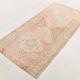 3x6 Turkish Pale Red & Brown Oriental Vintage Rug, 95x196Cm