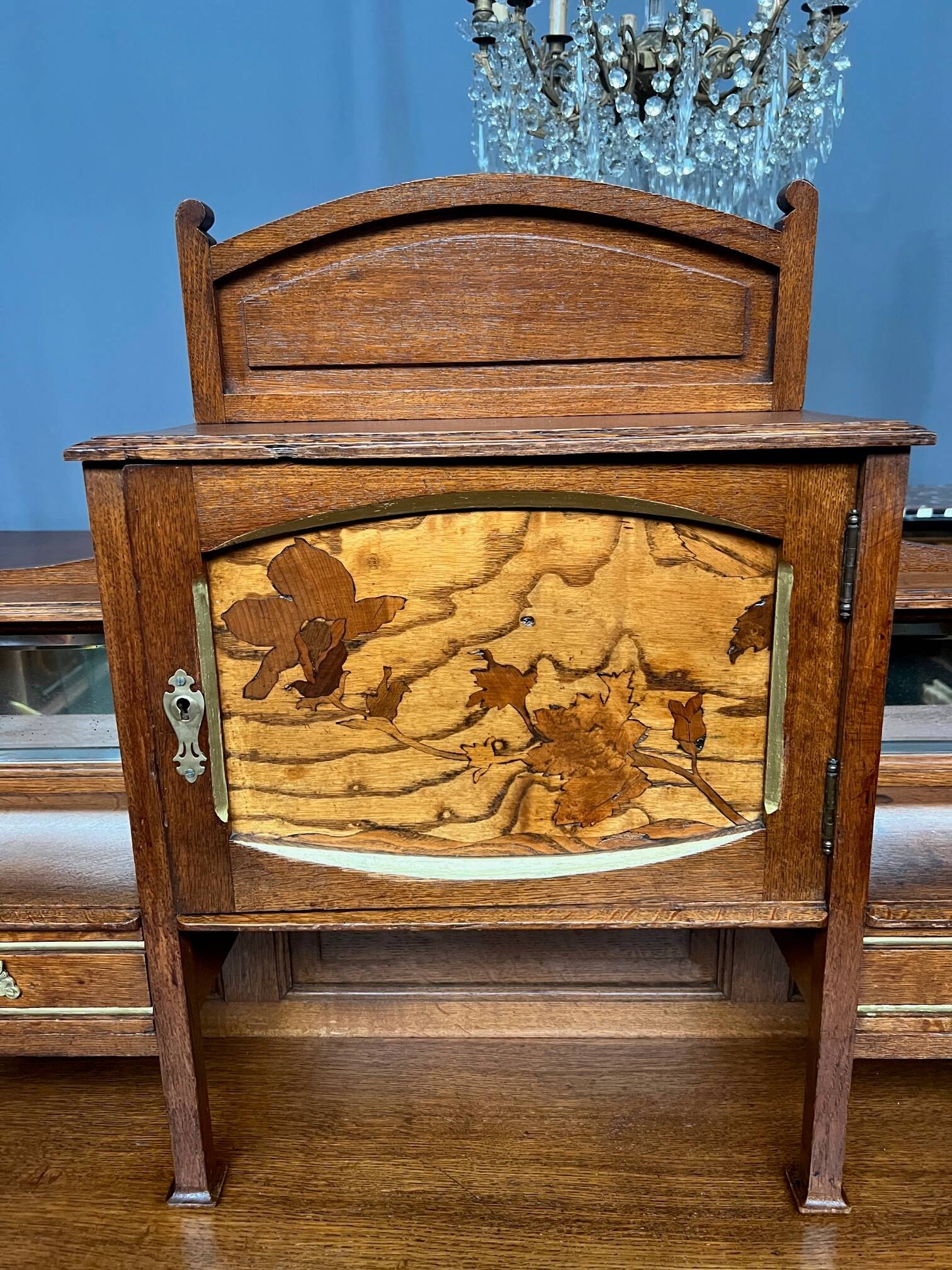 Antique French desk in Art Nouveau style.