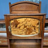Bureau ancien français de style Art Nouveau.