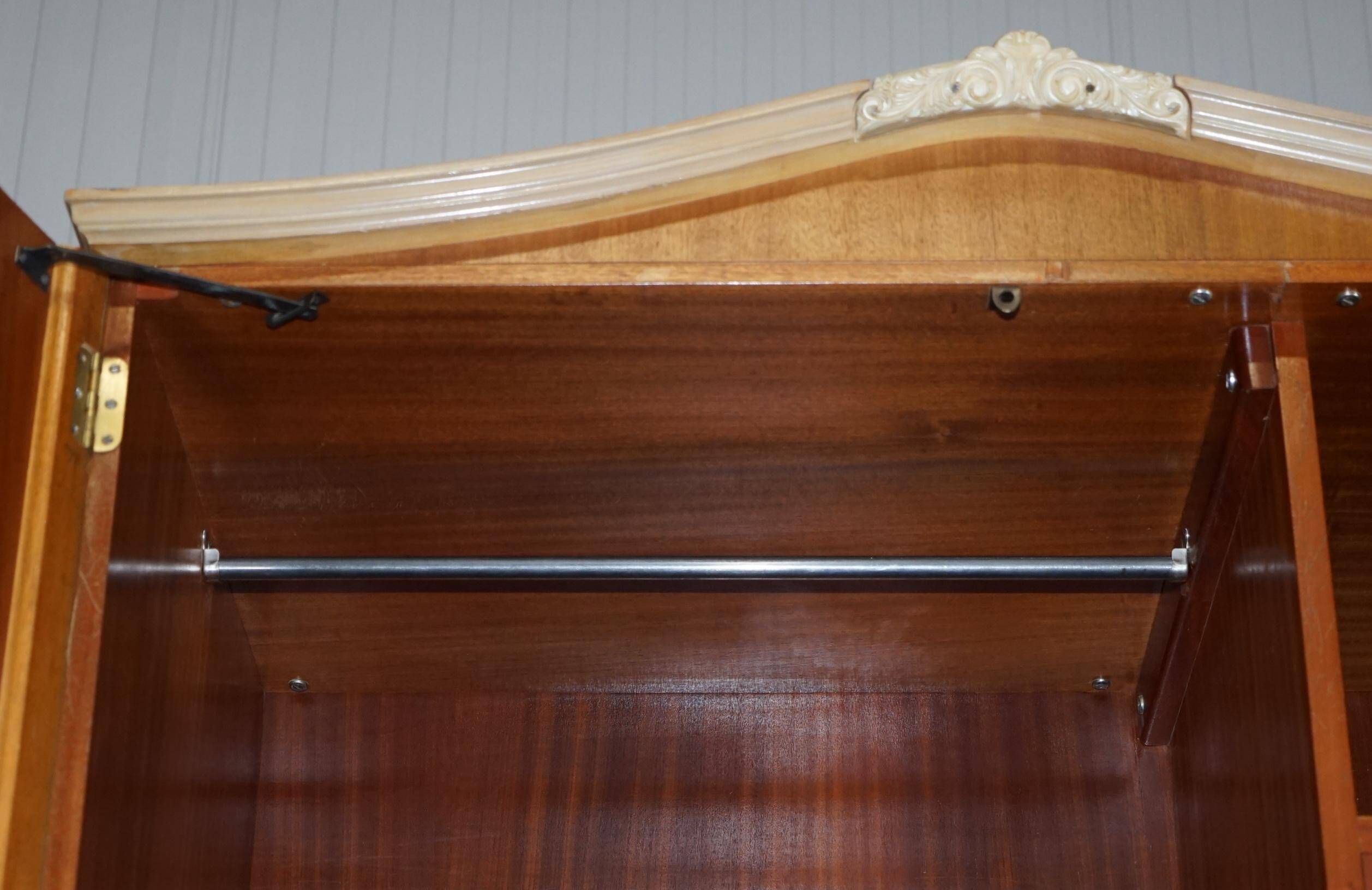 Light walnut cabinet from the 1940s
