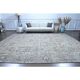 1960s Vintage Persian Handmade Wool Cotton Grey Area Rug 297x375