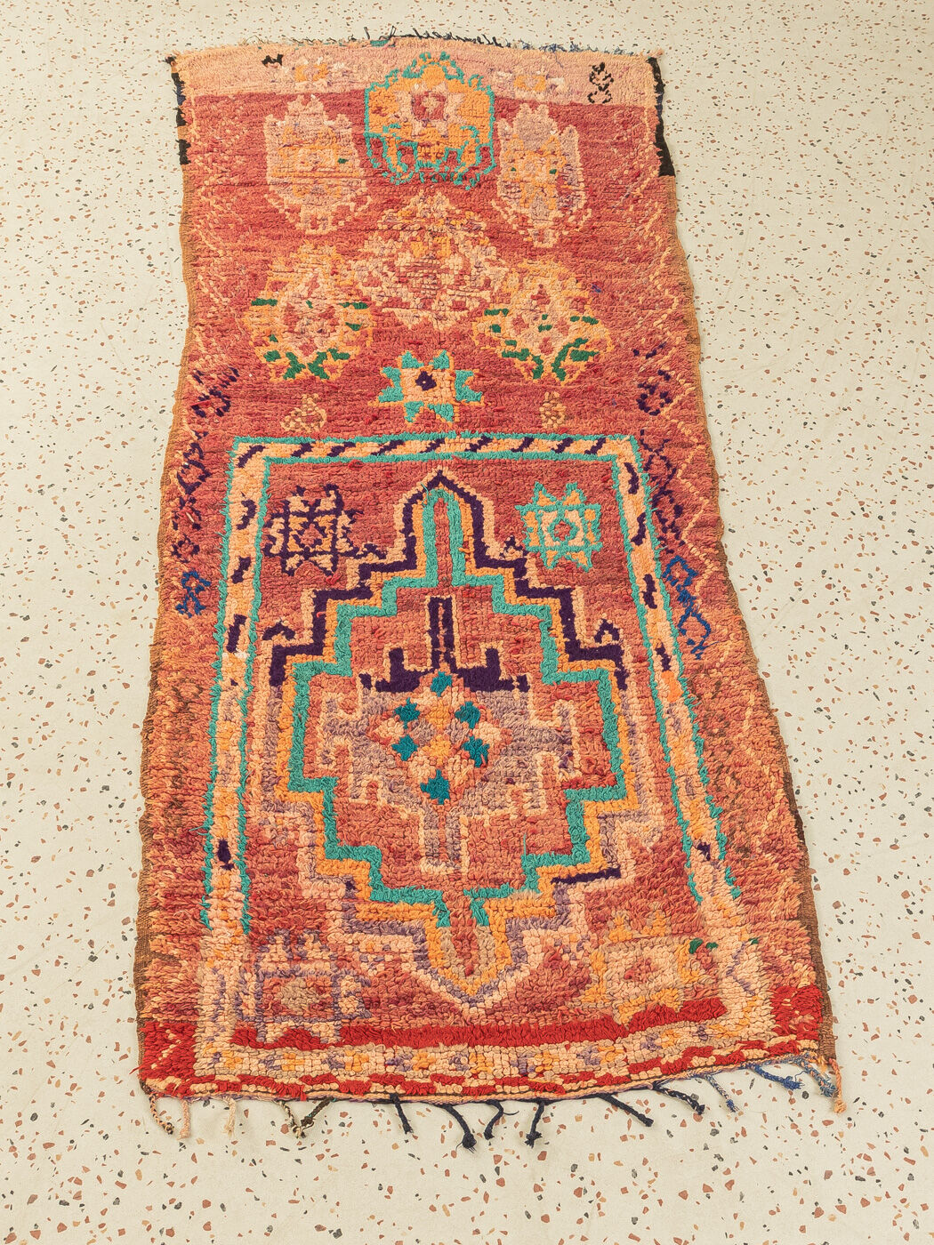 Vintage rehamna, berber rug, 95 x 260