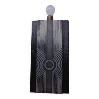 Brutalist table lamp from Temde, Switzerland, 1960s