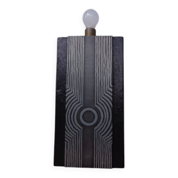 Brutalist Table Lamp from Temde, Switzerland, 1960s