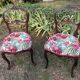 Antique walnut chairs