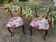 Antique walnut chairs
