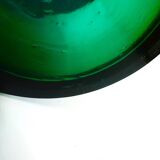 Scandinavian lamp in green incalmo glass Hadeland Glassverk - Høvik Verk 1960