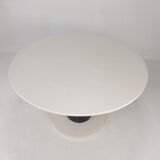 Round marble dining table, 1980's