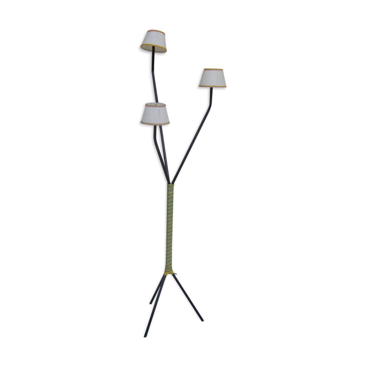 Vintage tripod floor lamp