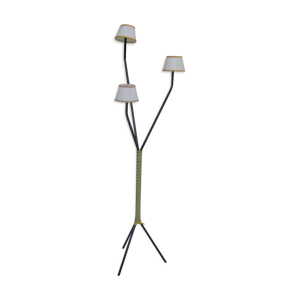 Lampadaire tripode vintage