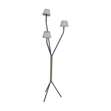 Lampadaire tripode vintage