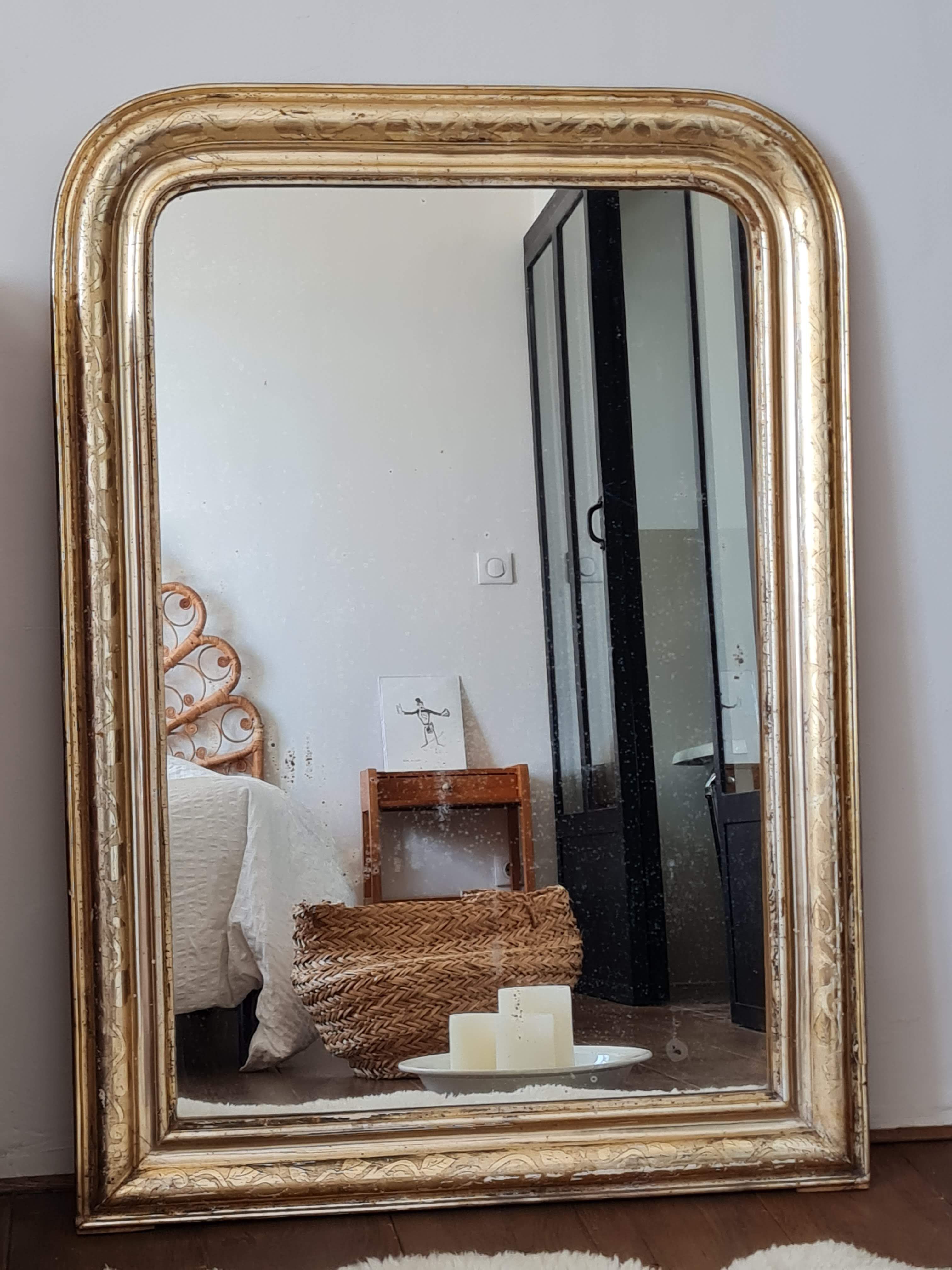 Mirror Louis Philippe former 109x 77