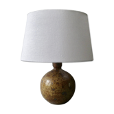 Lampe en grès pyrité des années 60
