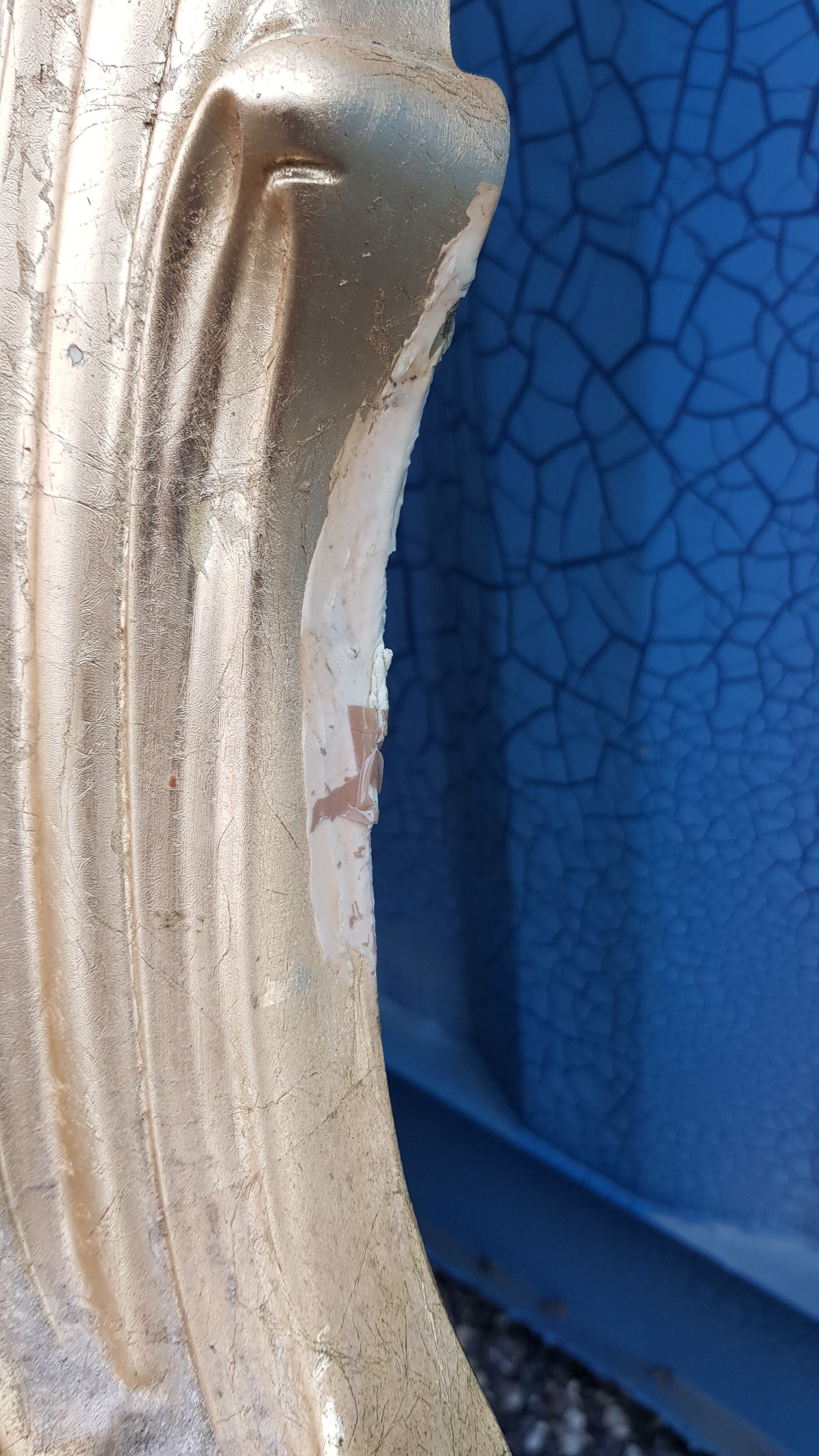 Baroque gilded mirror