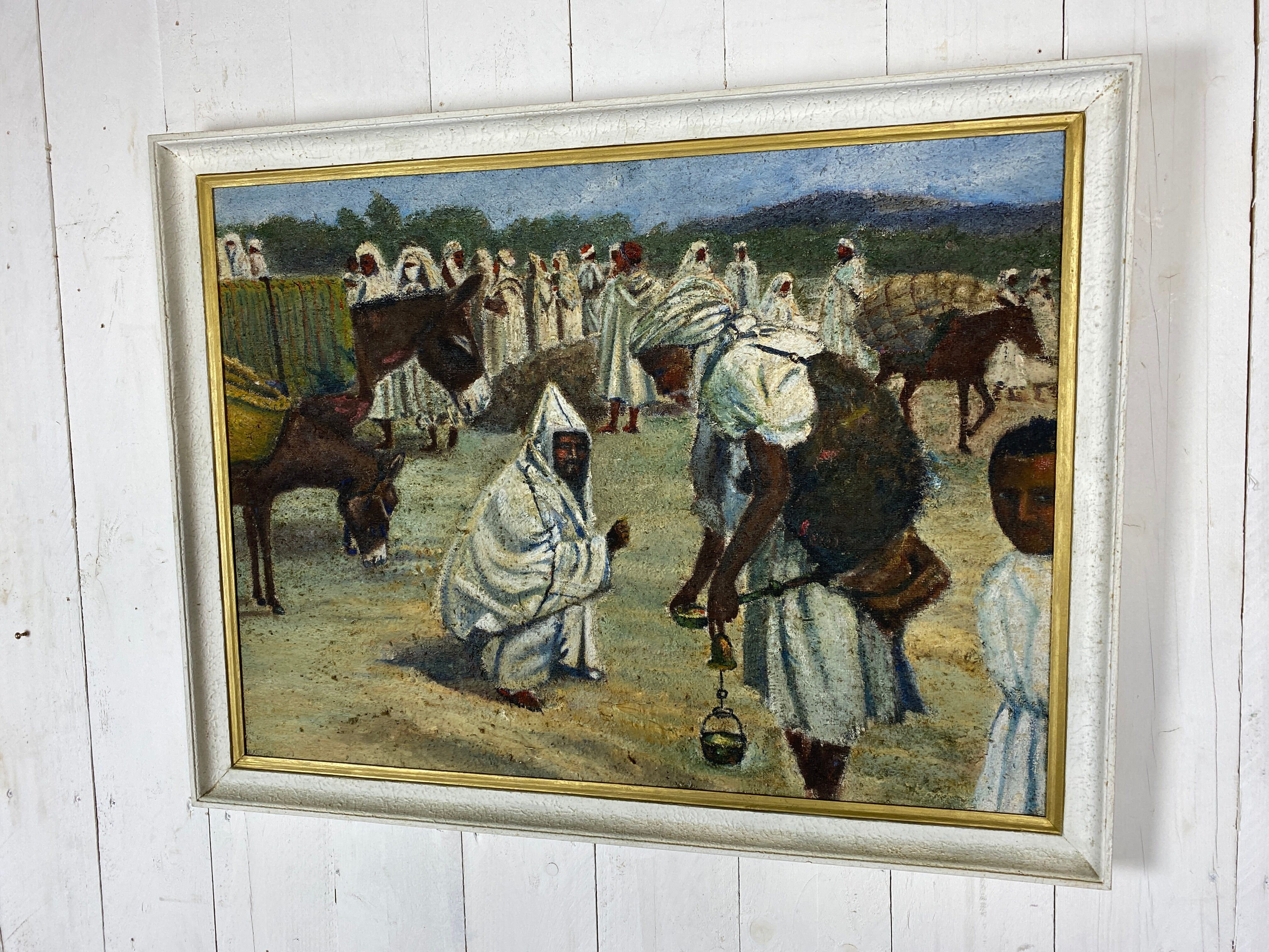 Ancient Orientalist painting