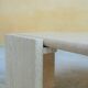 Coffee table in travertine by Roche Bobois editions