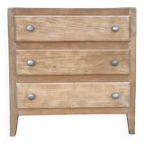 Commode vintage aérogommée, pieds compas