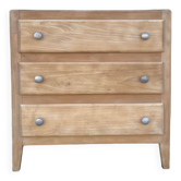 Aerogummed vintage chest of drawers, compass feet