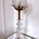 Art Deco crystal floral lamp