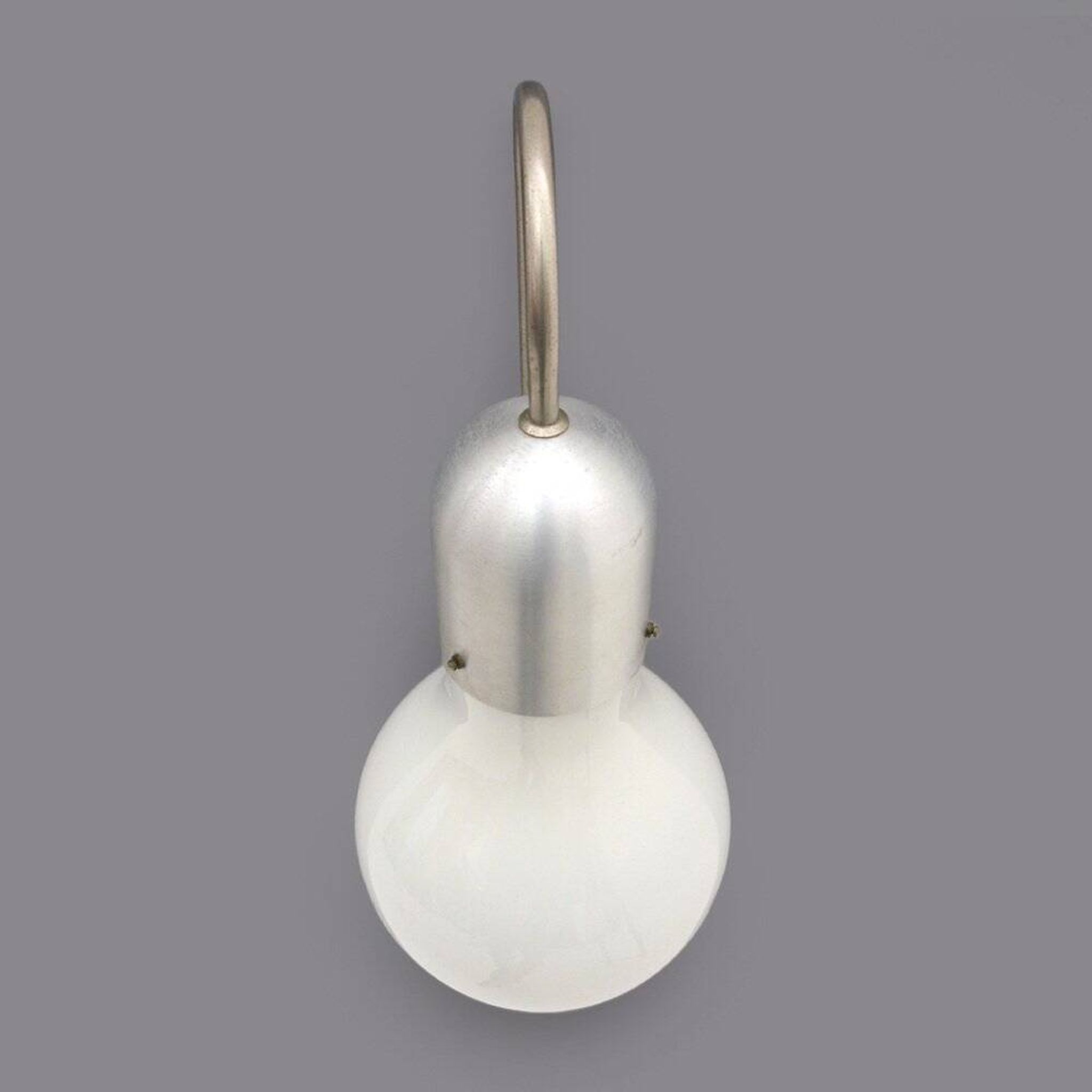 Wall lamp with glass diffuser by Stilux Milano, 1960s.