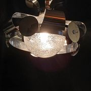 Lustre chrome  italien Space Art 70