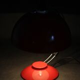 Lampe de table rouge des années 1970, Tchécoslovaquie