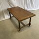 Solid wood coffee table Louis XIII style