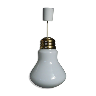 Hanging lamp shaped vintage bulb 80s