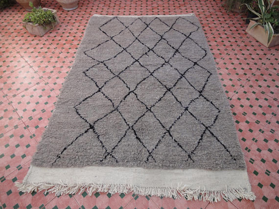 carpet beni ourain 235 x 154 cm