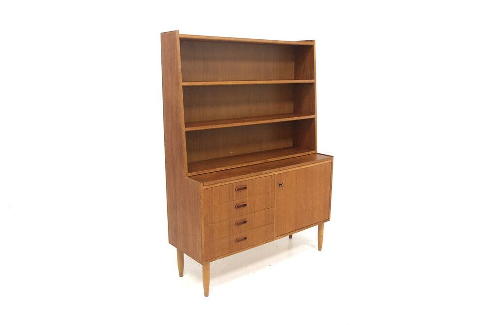 Secrétaire scandinave en teck, Suède, 1960