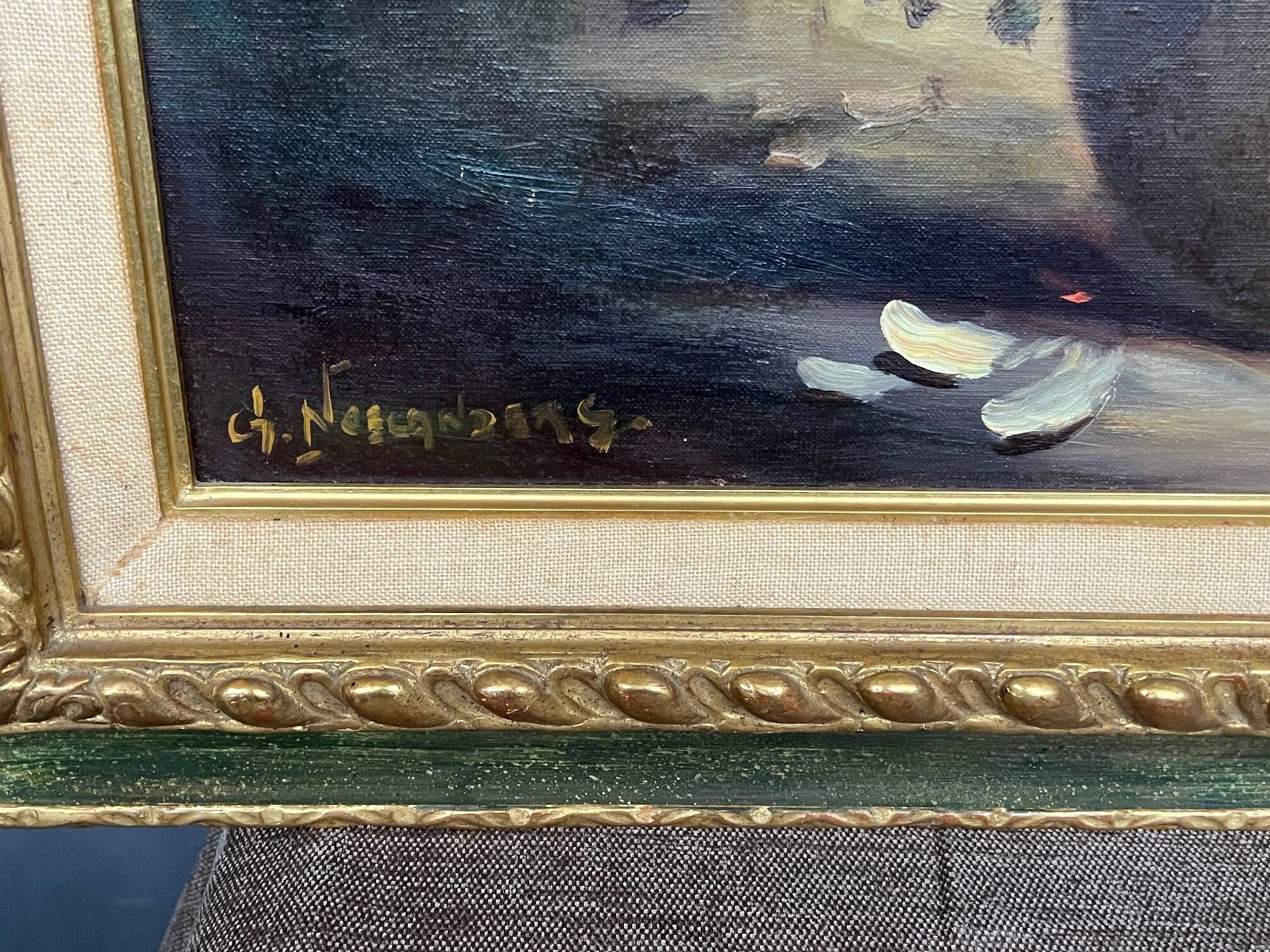 Gaston Noelanders, "Still Life with White Roses."