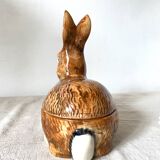 Ceramic rabbit, Caugant earthenware terrine