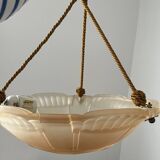 Art Deco glass hanging basin