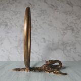 Old swan towel rack