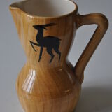 Ceramic pitcher Grandjean Jourdan Vallauris