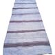 Vintage Turkish hallway rug 94x274 cm