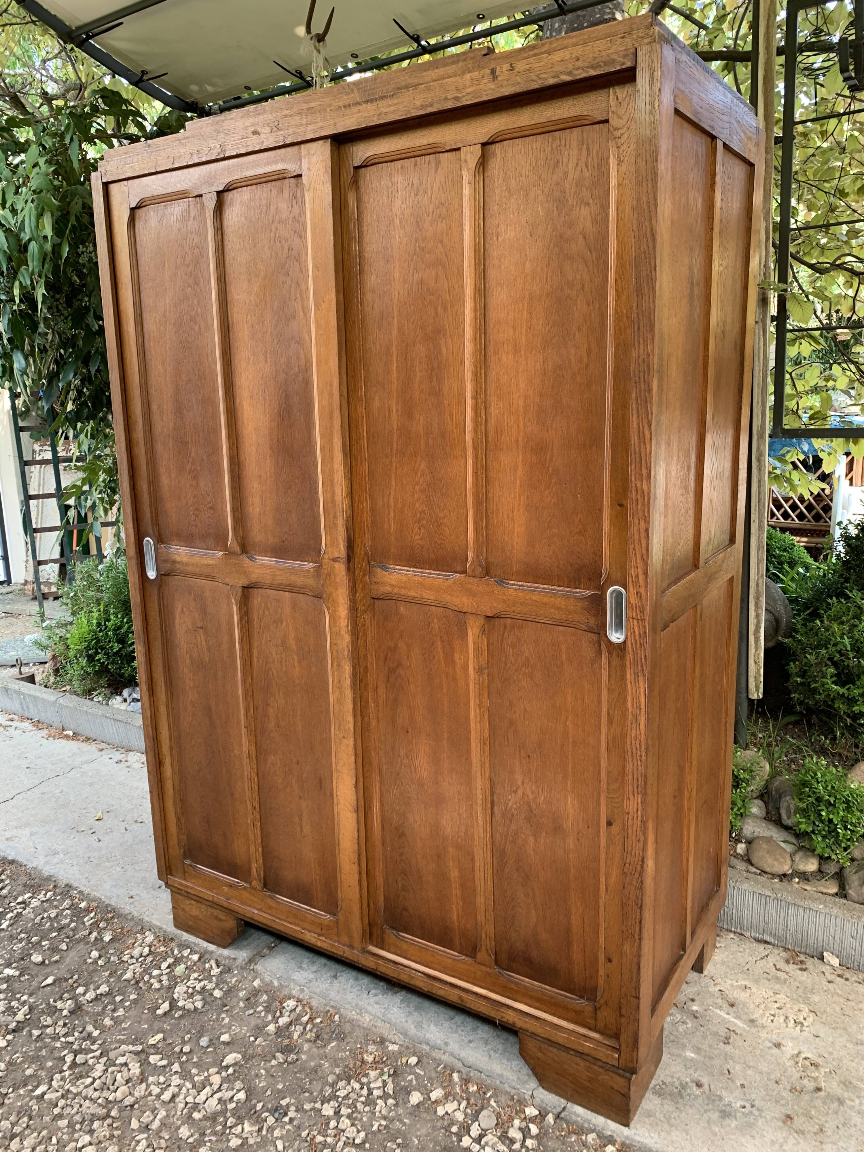 Parisian wardrobe 50's sliding doors