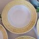 Set of 6 deep plates Badonviller